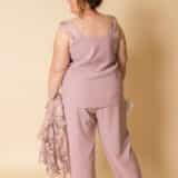 Daphne plus size trouser suit 5 Daphne jacket off back