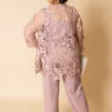 Daphne plus size trouser suit back Daphne back