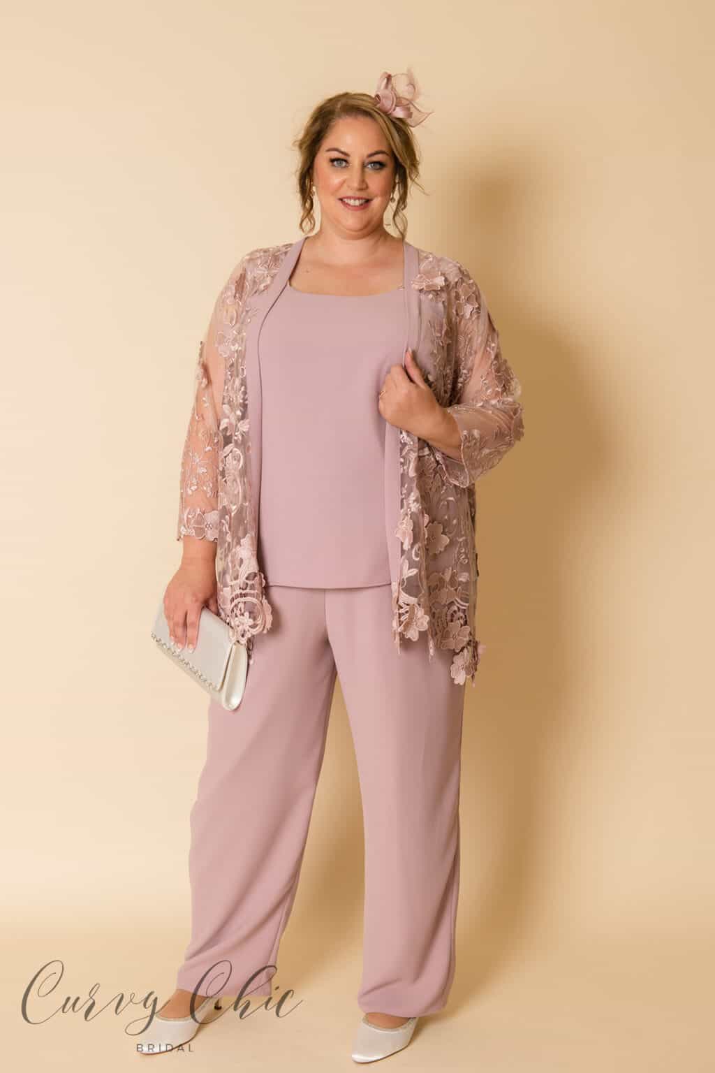 Daphne plus size trouser suit mother of the bride Daphne