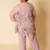 Daphne plus size trouser suit mother of the groom Daphne back jacket