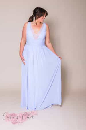 Jasmine Bridesmaid Dress Copen Blue