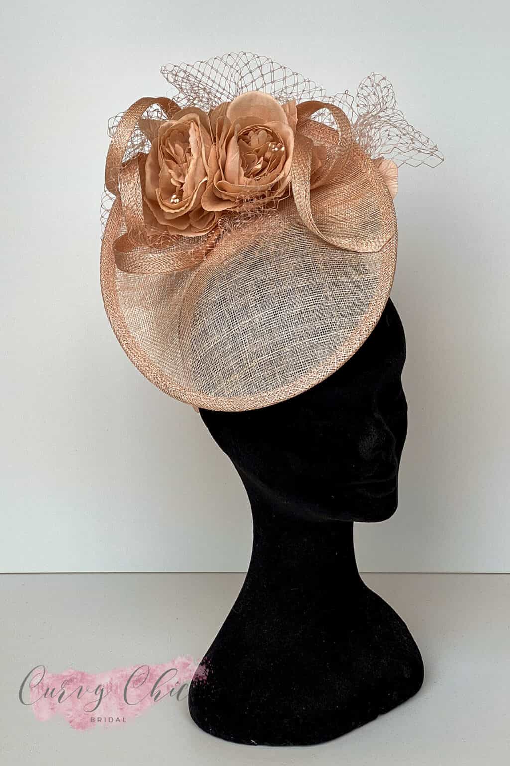 OCF 091 OYSTER Oyster Medium Fascinator