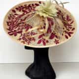 SANGRIA NUDE:BURG Sangria Burgundy & Nude Large Hatinator