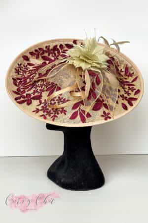 Sangria Burgundy & Nude Large Hatinator