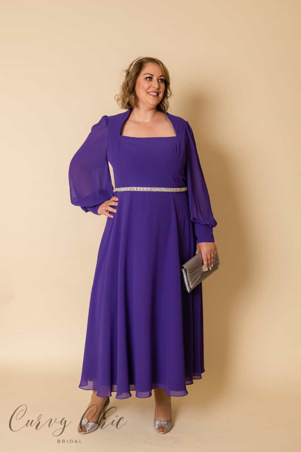 dark purple mother of the bride full length belted dark purple plus size dress 29708