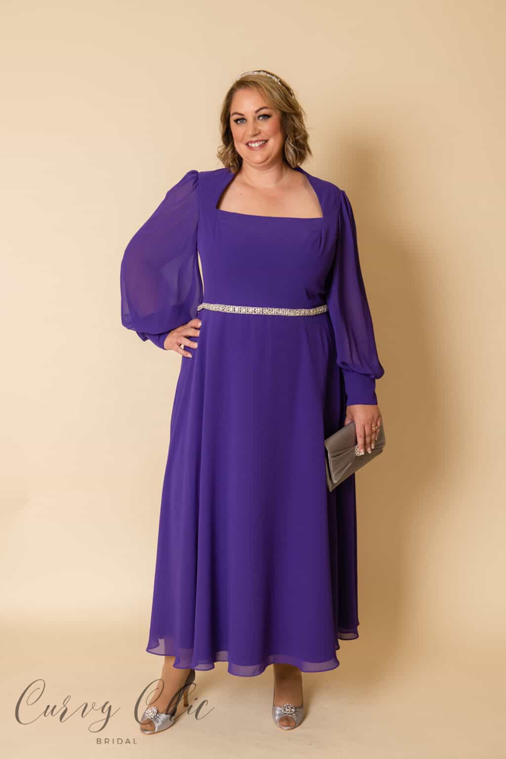 dark purple mother of the bride full length belted dark purple plus size dress 29708