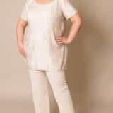 DU453 plus size mother of the bride:groom trouser suit with jacket DU-453 plus size mother of the bride groom trouser suit