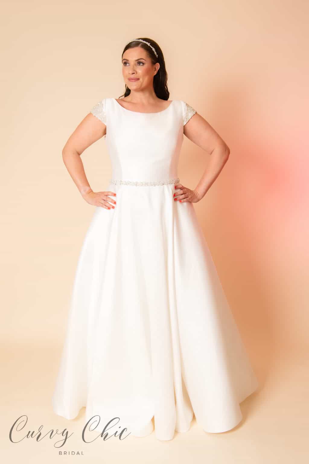 Emily-plus-size-wedding-dress-plain-Belfast