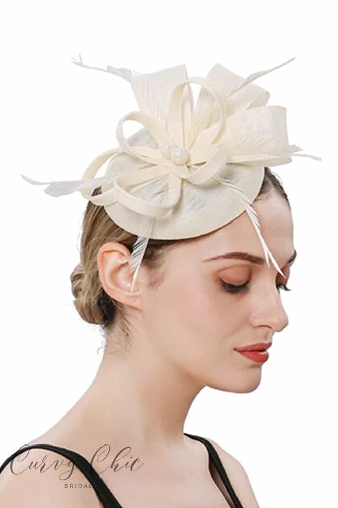 Ivory-small-fascinator—RJB-17-IVO Ivory-small-fascinator—RJB-17-IVO