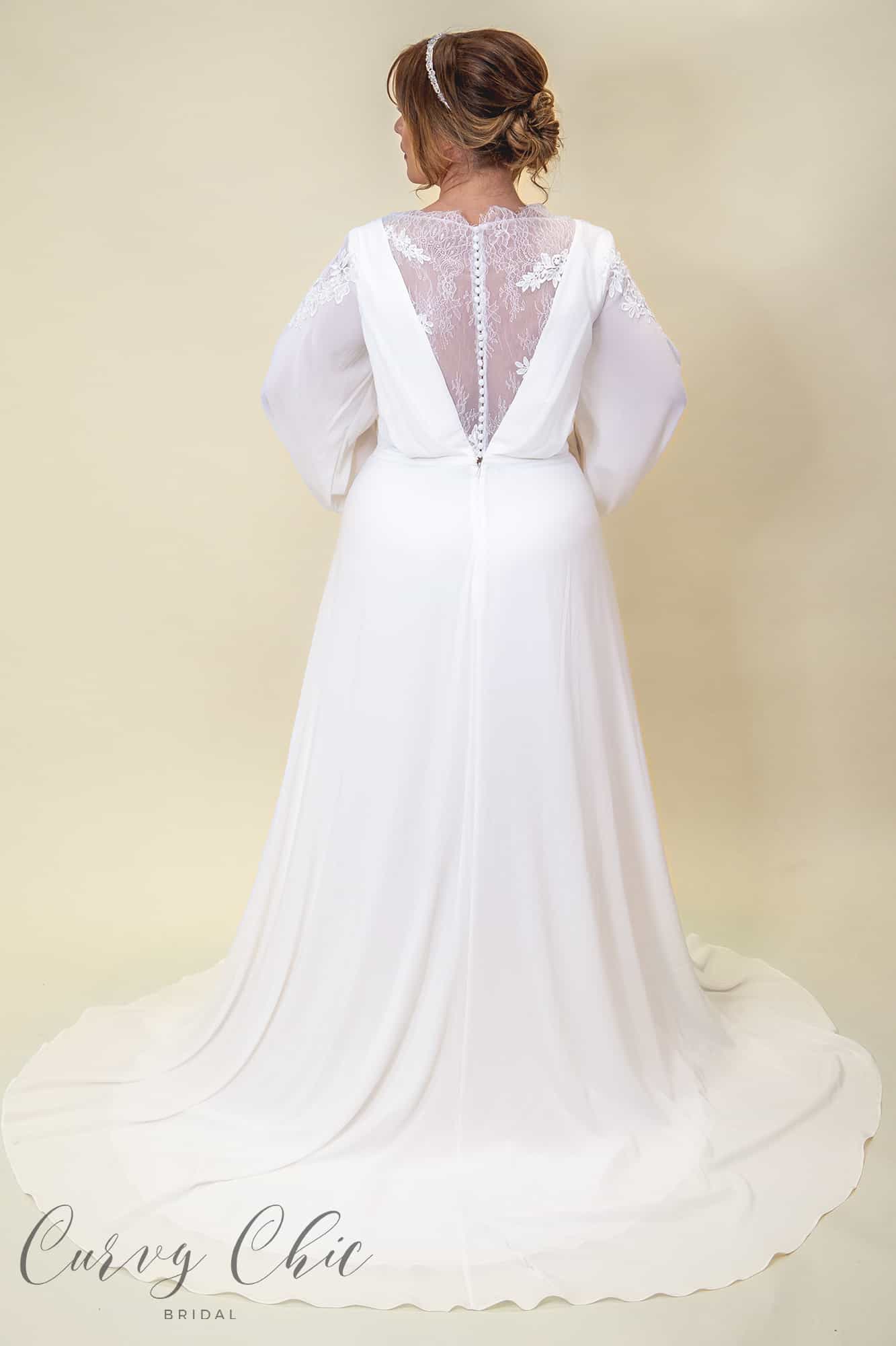 Bridal Size 30 Ophelia back
