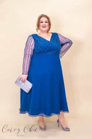 Alina Dress SIZE 32 MIDNIGHT BLUE rdad1164