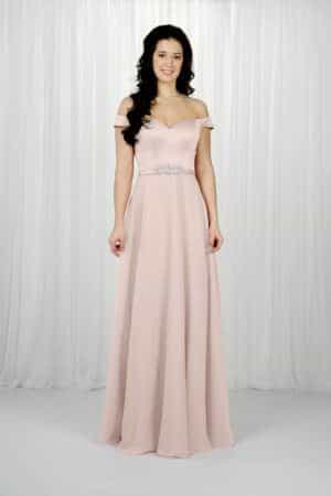 Beaded Waist Corset Dress baby pink