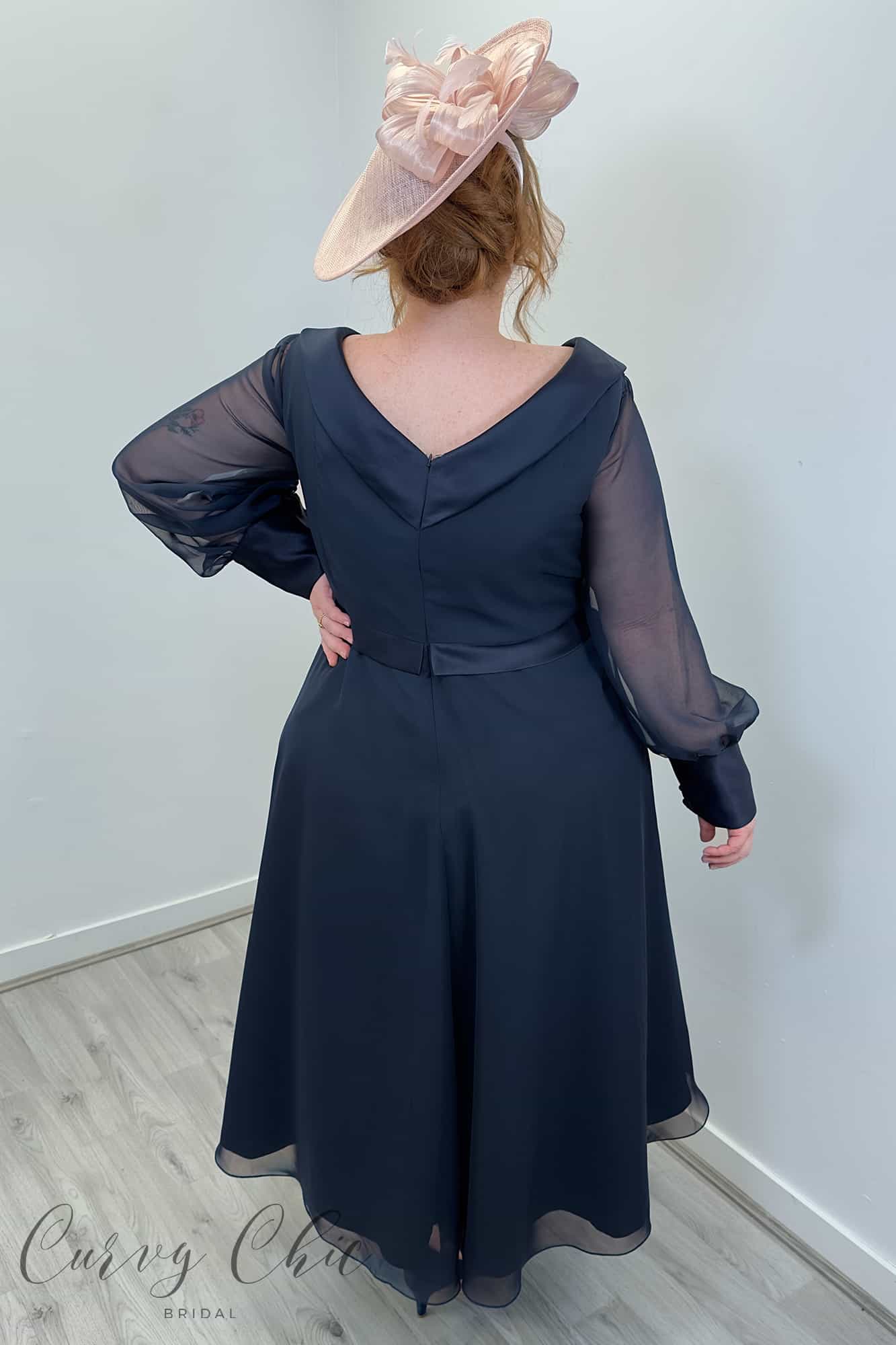 RDAD1173-Francesca-Dress-in-Navy-Richard-Designs-Mother-of-the-Bride-Dress- RDAD1173