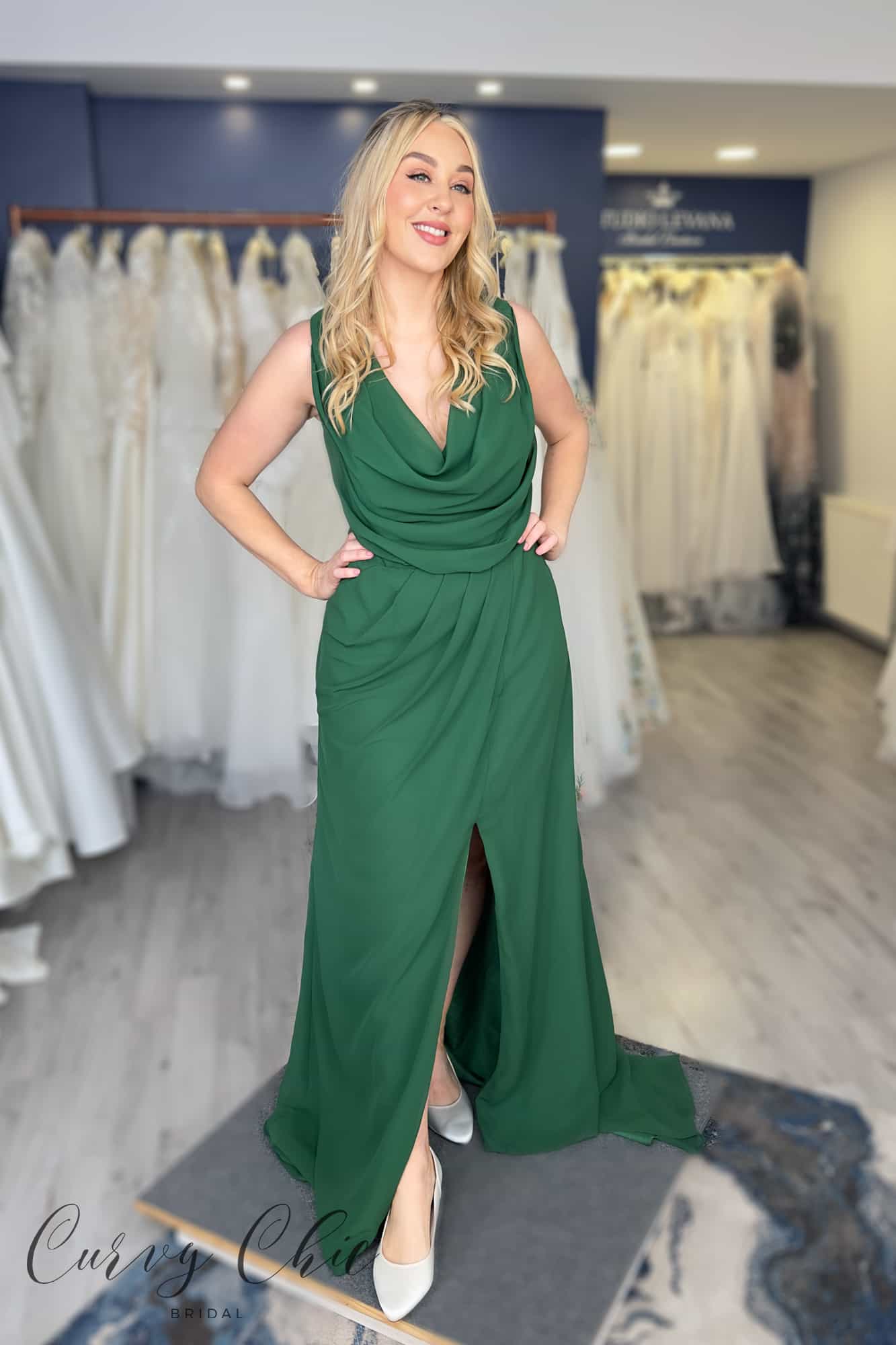 Forest-Green-RJB-Bridesmaid-Dress-Front-2 Forest-Green-RJB-Bridesmaid-Dress-Front-2
