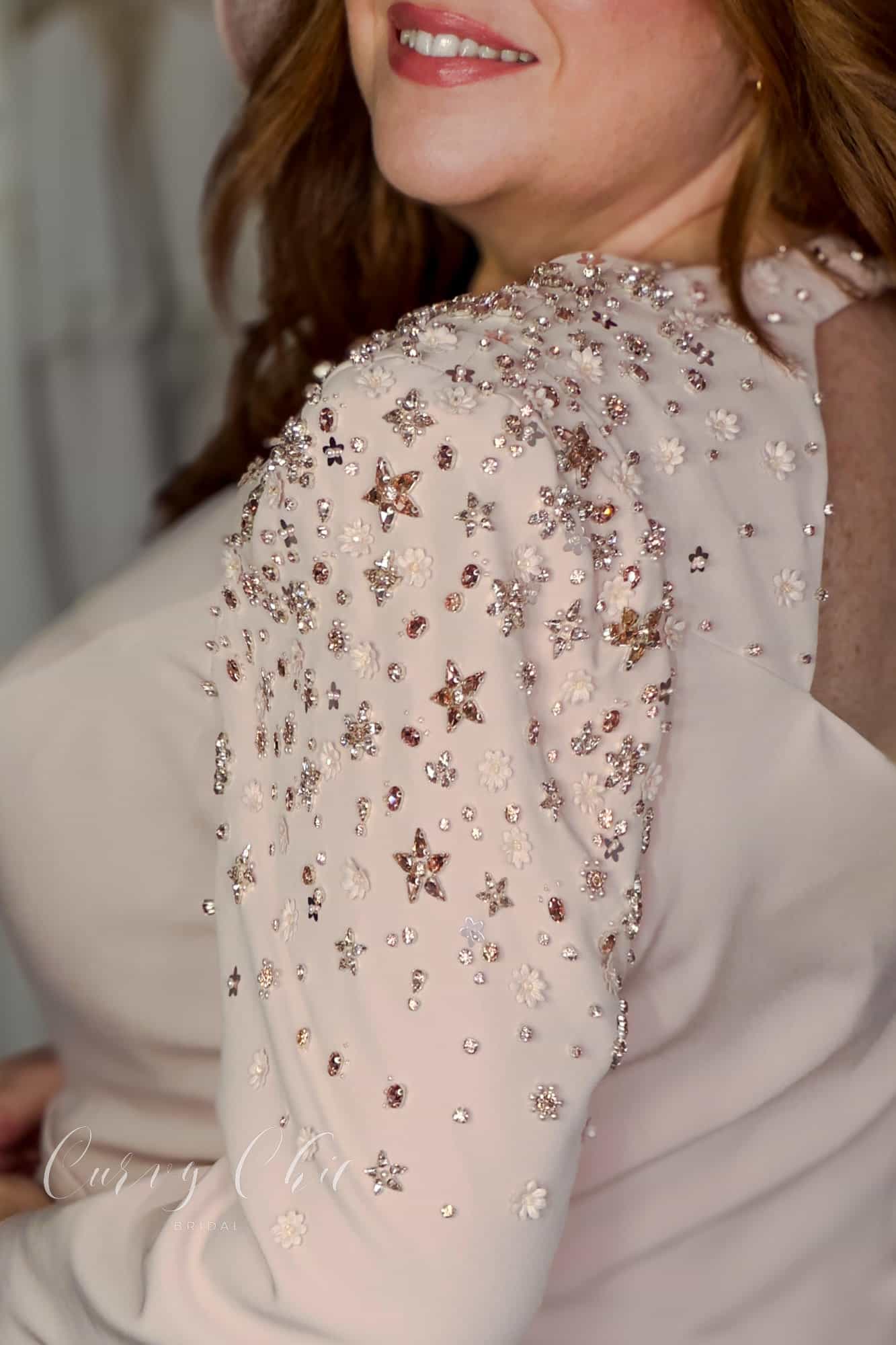 992576 Blossom-beading-close-detail-2 Veni Infantino A Line Dress in Blossom beaded shoulders 992576