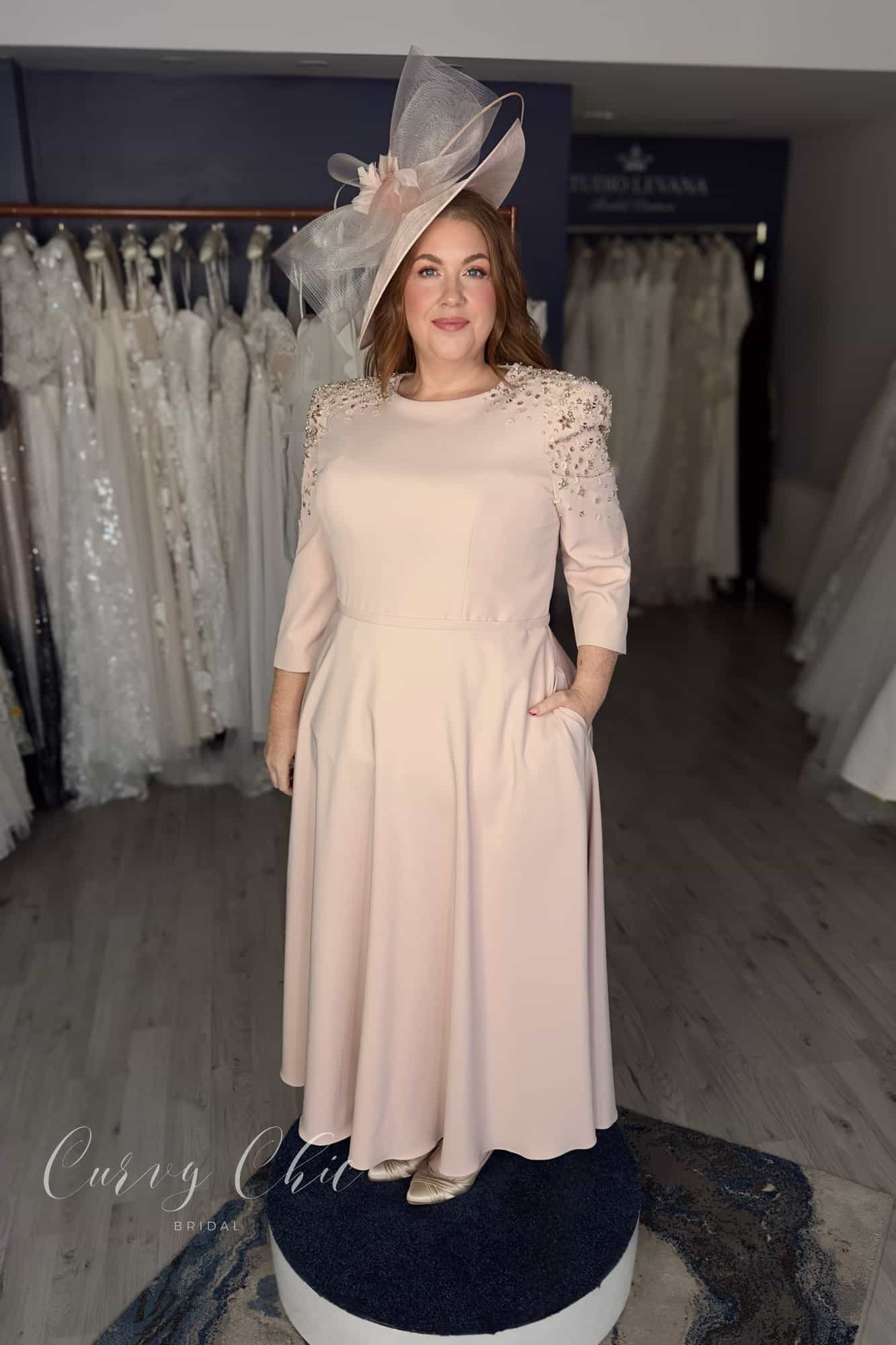 992576 blossom 5 Veni Infantino A Line Dress in Blossom front 992576