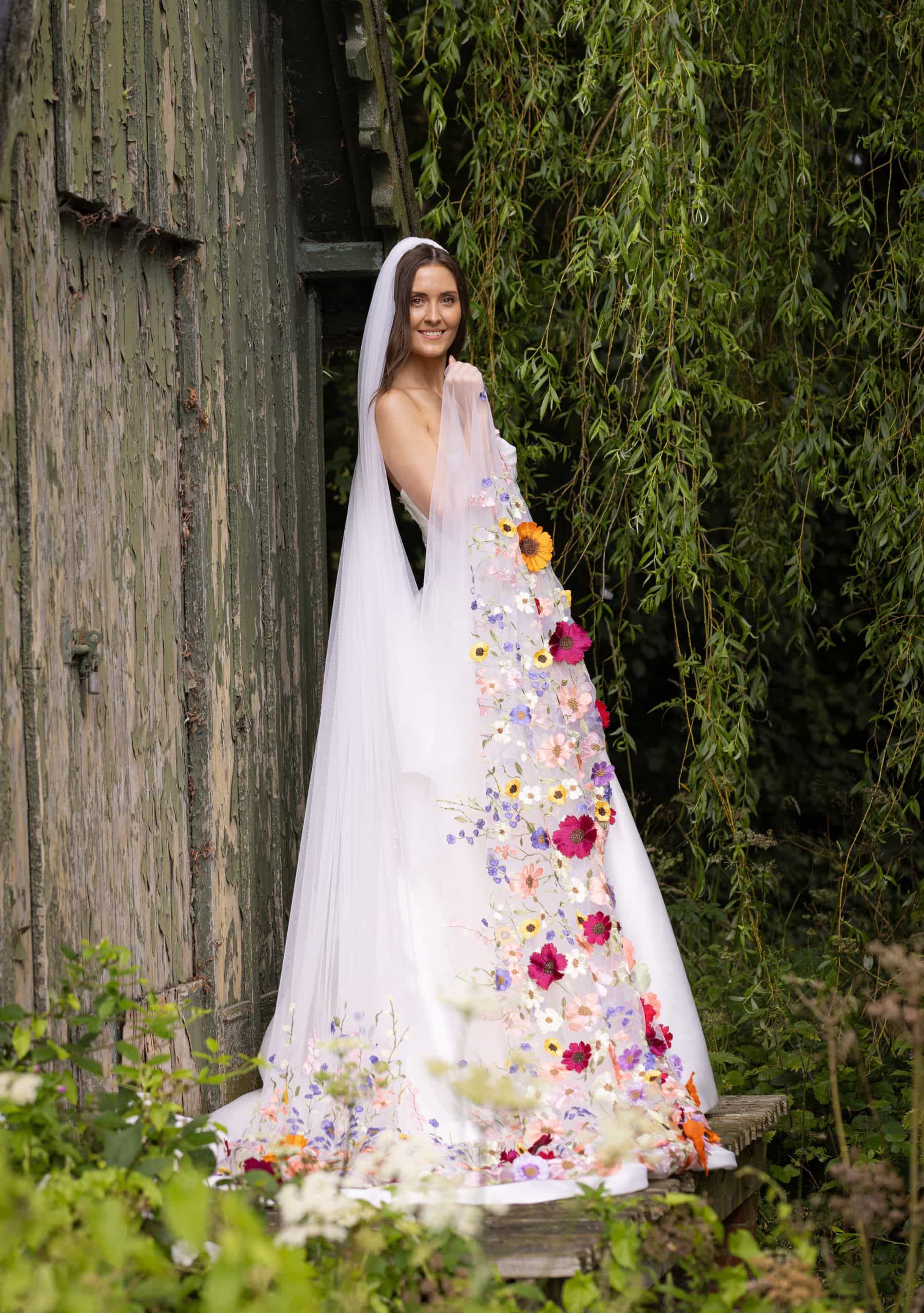 PBV9065-1U8A30811crop-scaled 3D Floral Embroidered Lace Cathedral Veil | PBV9065